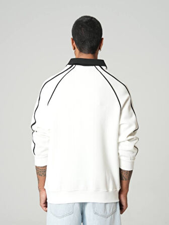 Polo Yaka Los Angeles 13 Oversize Sweatshirt