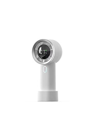 Minimalist Tasarımlı Dijital Masaüstü Mini Fan – Hafif, Sessiz ve Taşınabilir, Modern Görünüm