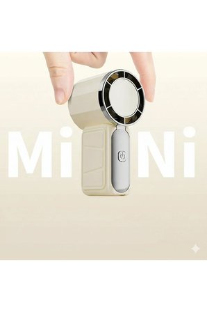 Ultra Mini Şarjlı El Fanı Cep Ve Çanta Boyu Taşınabilir 5 Kademeli Vantilatör Soğutucu Fan