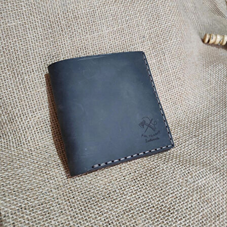 Qilin El Yapımı Hakiki Deri Cüzdan