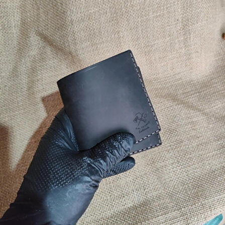 Qilin El Yapımı Hakiki Deri Cüzdan