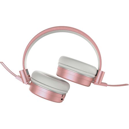 BOWER INNOVATIONS Pure -  Kablosuz Kulak Üstü Bluetooth Kulaklık  - Rose Gold (Pembe)