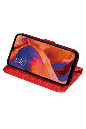 Buway Samsung Galaxy M30s Kartvizitli Cüzdan Kılıf