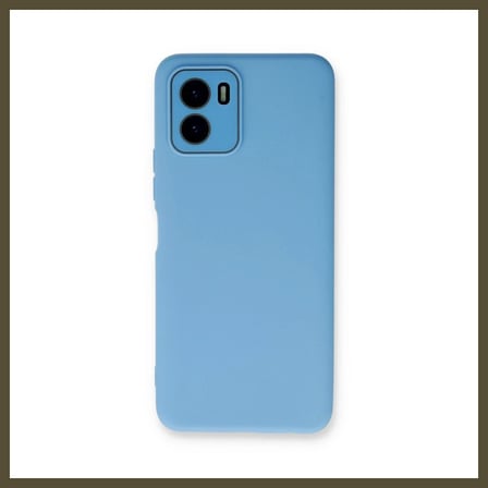 Northcity Vivo Y15S Kılıf Lansman Glass Kapak - Mavi BX