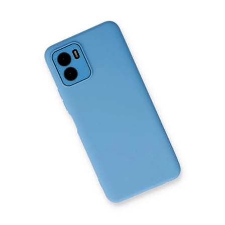 Northcity Vivo Y15S Kılıf Lansman Glass Kapak - Mavi BX
