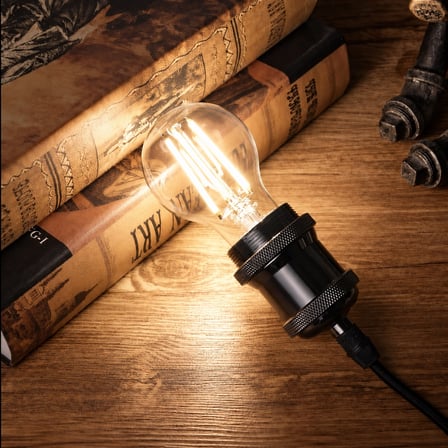 1 Adet KENDAL KES604 Led Rustik Ampul 8W 2700K Amber Işık E27 Duy