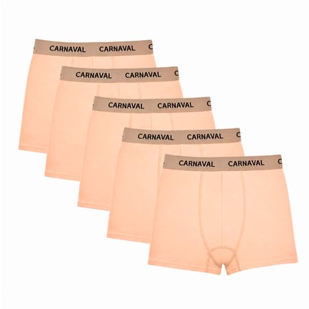 Erkek Boxer 5'li Set – Carnaval Glow Peach