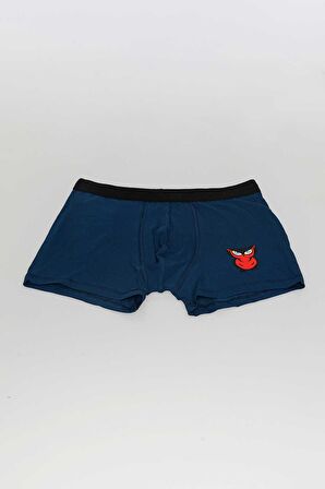 Erkek 4'lü Boxer Avantajlı Paket-İndigo-XL