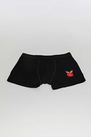 Erkek 4'lü Boxer Avantajlı Paket-Siyah - Gri-S
