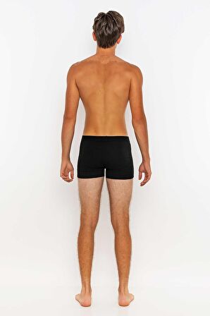 Erkek 4'lü Boxer Avantajlı Paket-Siyah - Gri-S
