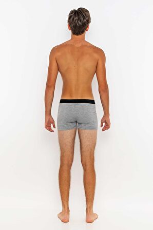 Erkek 6'lı Boxer Avantajlı Paket-Gri-XXL