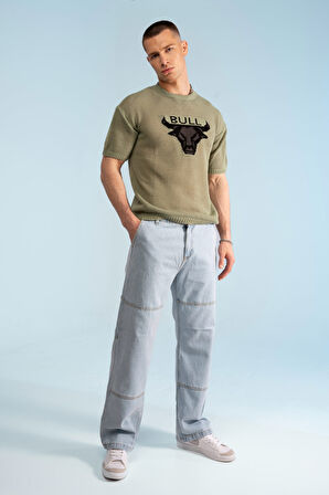 Baggy Jeans-Açık Mavi-36