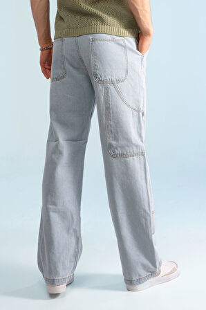 Baggy Jeans-Açık Mavi-36