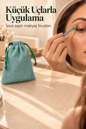 Profesyonel Kullanıma Uygun 13 Parça Makyaj Fırçası Takımı Fiber Kıllı