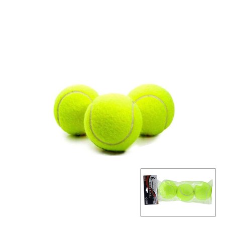 3pcs Tenis Kort Topu Poşetli Kartela Ambalaj Bx40
