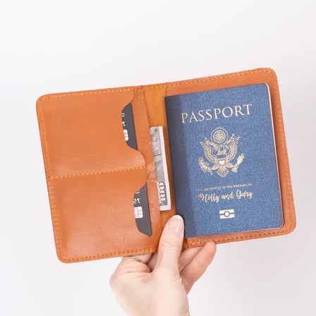 Viaggio Hakiki Deri El Yapımı Pasaport Kılıfı – Kart Bölmeli Seyahat Cüzdanı, Pasaport Koruyucu Deri Organizer