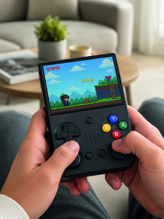 Retro Taşınabilir Oyun Konsolu 3.5 İnç IPS Ekran 26 Emülatör Destekli 64GB El Tipi Oyun Cihazı