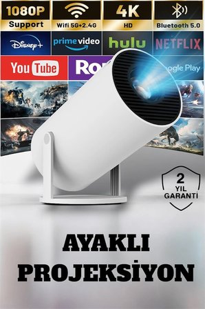 HDMI ve Full HD Teknolojili 160 ANSI Lümen Kablosuz Projeksiyon Yeni Nesil