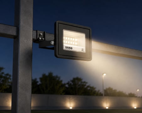 Ultra Slim LED Projektör 10W Dış Mekan Bahçe Aydınlatması 3200K Gün Işığı IP65 - 1 Adet BX-316692