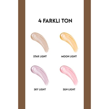 4'lü Likit Highlighter Aydınlatıcı Seti
