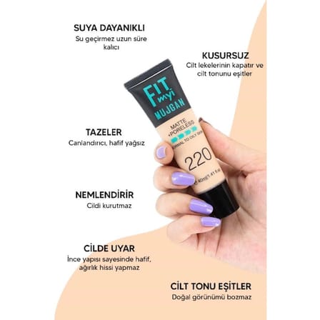 3'lü Fit Myi Tüp Fondöten Seti