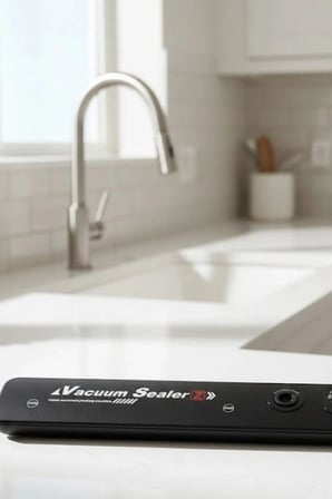 Vakumlama ve Poşet Yapıştırma Makinesi - Ev Tipi Pratik Gıda Saklama Cihazı BX-316020