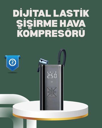 Bisiklet, Motosiklet ve Araçlar İçin Çok Amaçlı Hava Pompası