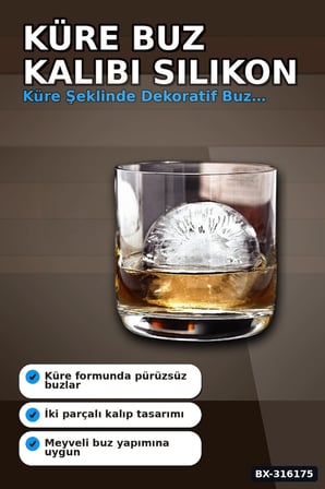 Kure Buz Kalibi Yuvarlak Silikon İ̇Cecek Ve Dondurma Kalibi 1 Adet 4 5 Cm Bx 316175