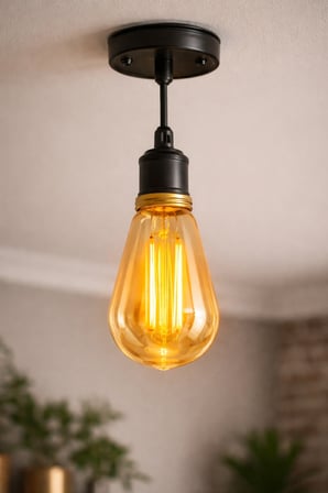 1 Adet CATA CT 4350 Led Rustik Ampul 4W Amber Işık E27 Duy