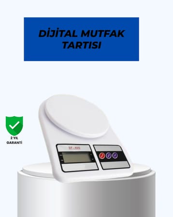Taşınabilir Dijital Terazi - Çift Ölçü Birimi Destekli