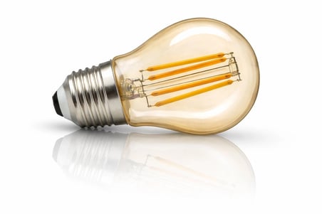 1 Adet KENDAL KES603 Led Rustik Ampul 6W Amber Işık E27 Duy