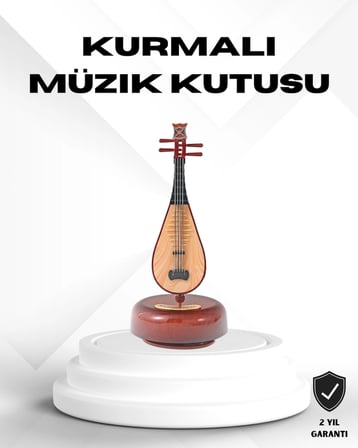Figürlü Müzik Kutusu Zarif Melodili Dekoratif Model