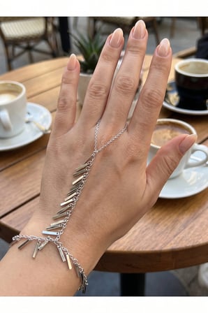Gümüş Renk Pirinç Sarkıt Plaka Model Şahmeran