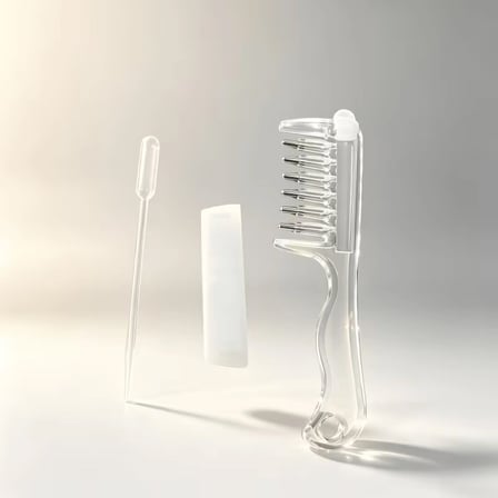 Saç Bakım Yağı ve Serum Uygulama Tarağı Hazneli Aleti 15x5 cm BX-316433