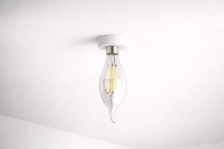 1 Adet Cata Ct 4064 Kivrik Led Rustik Ampul 7W 3200K Gun İsigi E14 Duy
