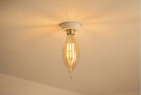 1 Adet Cata Ct 4064 Kivrik Led Rustik Ampul 7W 3200K Gun İsigi E14 Duy