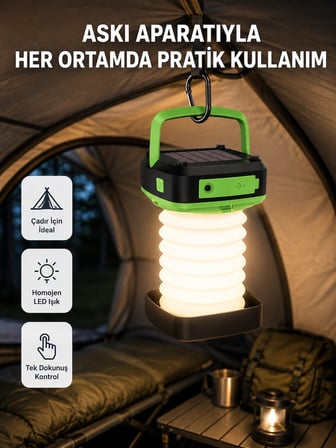 Sarjli Led Lamba – Dokunmatik Sensorlu, 3 Kademeli Parlaklik