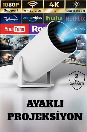HDMI ve Full HD Teknolojili 160 ANSI Lümen Kablosuz Projeksiyon Yeni Nesil