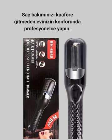 RH-6668 Taşınabilir Şarjlı Saç Kesme Makinesi Elektrikli Kişisel Bakım Aleti Yeni Nesil