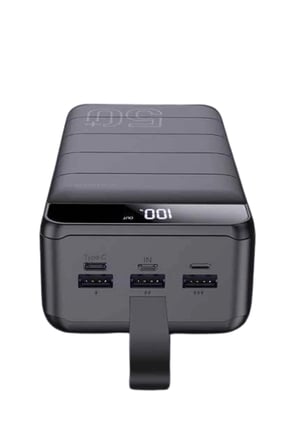 Powerbank Çoklu Şarj Girişi 50.000 Mah Taşınabilir Dijital Göstergeli