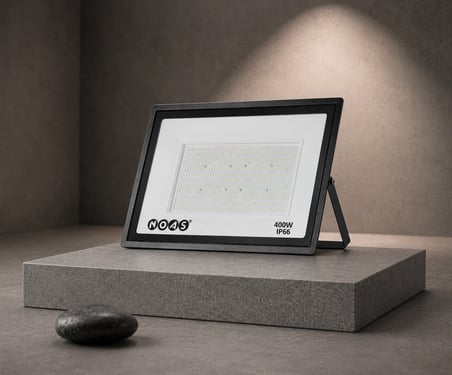 1 Adet NOAS YL70 1400 400W Ultra Slim Led Projektör 6500K Beyaz Işık