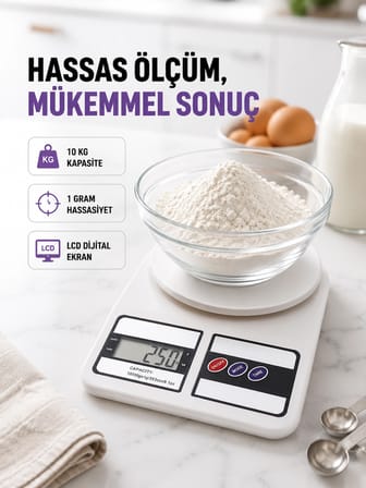 Taşınabilir Dijital Terazi - Çift Ölçü Birimi Destekli
