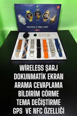 Yeni Nesil Akıllı Saat 2024 Model Uyku ve Sağlık Takibi Bluetooth Bağlantılı Yeni Nesil