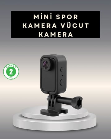 Profesyonel Günlük Video ve Vlog Çekimleri İçin Kompakt Taşınabilir Kamera