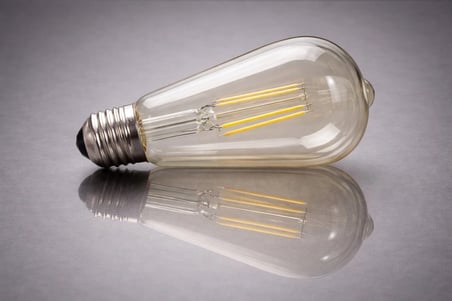 1 Adet KENDAL KES515 Led Rustik Ampul 8W 6500K Beyaz Işık E27 Duy