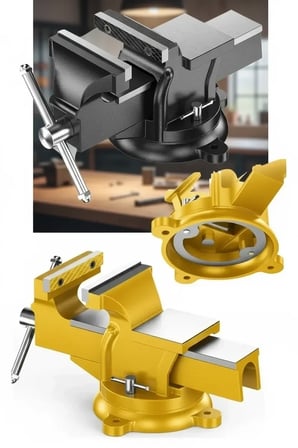 150 mm Profesyonel Sabit Tezgah Mengenesi Metal Masa Atölye ve Tamir Mengenesi