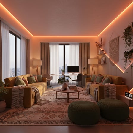 1 Adet 25 Metre CATA CT 4597 Dış Mekan 240 Ledli 220V Şerit Led Amber Işık