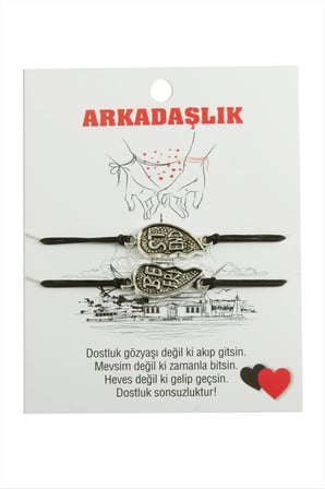Best Friends Arkadaş Deri Bileklik