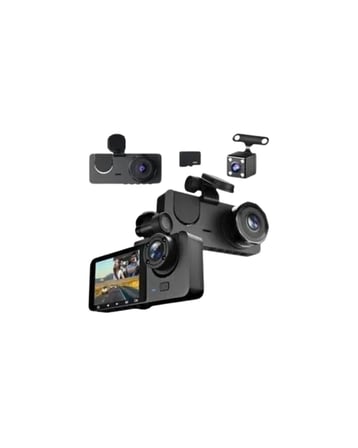 Full HD Çözünürlüklü Üç Kameralı Araç İçi Kamera – Park ve Sürüş Güvenliği