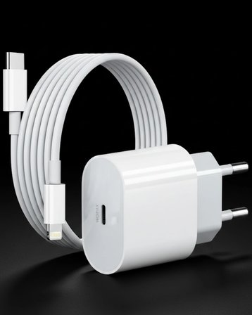 iPhone 14 13 12 11 Uyumlu 20W Hızlı Şarj Adaptörü Lightning Kablo Seti